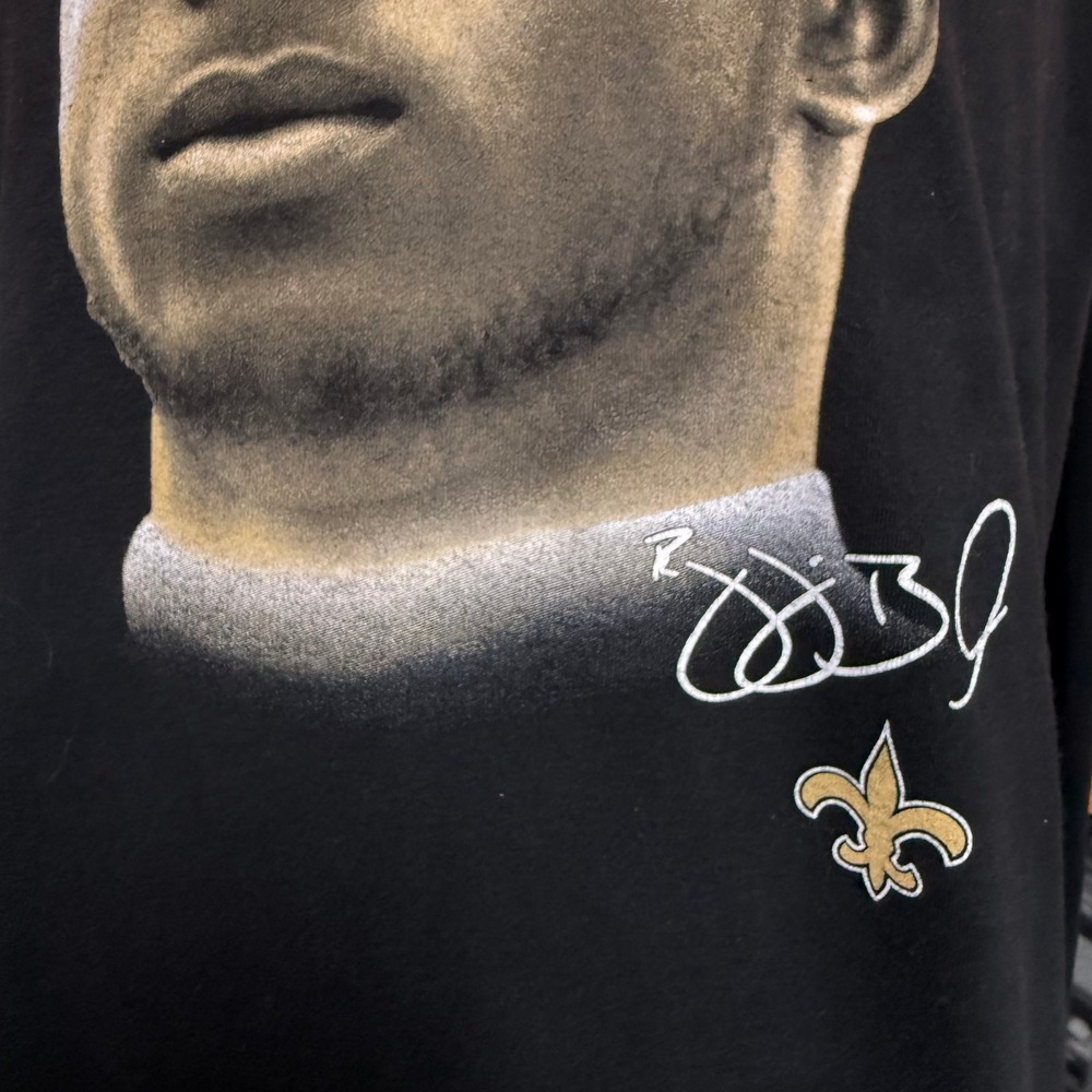 New Orleans Saints Reggie Bush Reebok NFL Player Football Long Sleeve Tee Sz 2XL - Picture 3 of 6